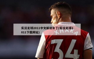 实况足球2011中文解说补丁(实况足球2011下载网址)