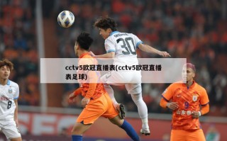 cctv5欧冠直播表(cctv5欧冠直播表足球)