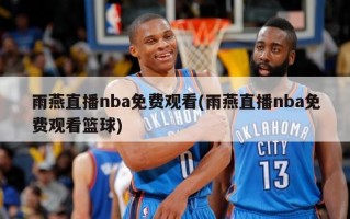 雨燕直播nba免费观看(雨燕直播nba免费观看篮球)